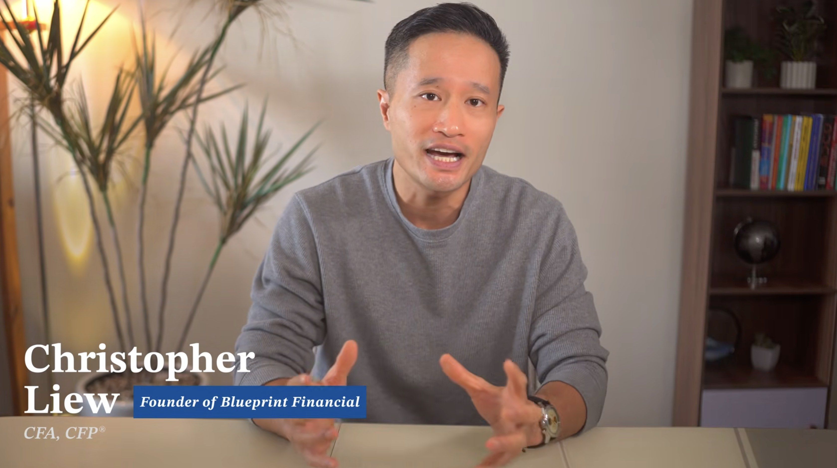 Christopher Liew explaining departure tax on the Blueprint Financial YouTube channel